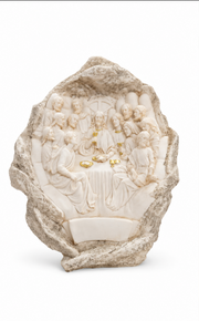 The Last Supper Relief Sculpture – Eucharistic Wall & Tabletop Plaque