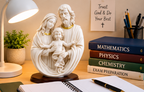 Holy Family Statue – Jesus, Mary & Joseph Devotional Sculpture
