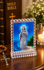 Blessed Kreupasanam Mary Decorative Acrylic Mini Photo Frame