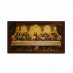 The Last Supper Ornate Framed Wall Art – Premium Catholic Eucharistic Masterpiece
