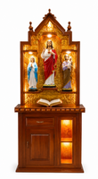 Sacred Heart of Jesus Illuminated Prayer Altar Shrine