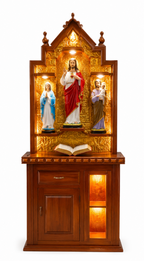 Sacred Heart of Jesus Illuminated Prayer Altar Shrine