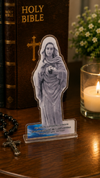 Blessed Kreupasanam Mary Acrylic Standing Plaque