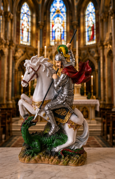 St. George Slaying the Dragon Statue