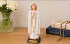 Our Lady of Fatima Statue – Blessed Virgin Mary with Rosary