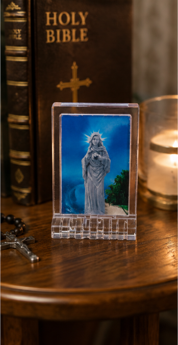 Blessed Kreupasanam Mary Acrylic Mini Photo Frame