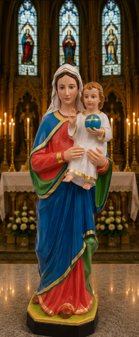 Our Lady with Infant Jesus Statue