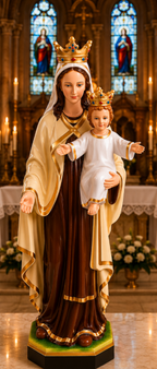 Our Lady of Mount Carmel Statue with Infant Jesus