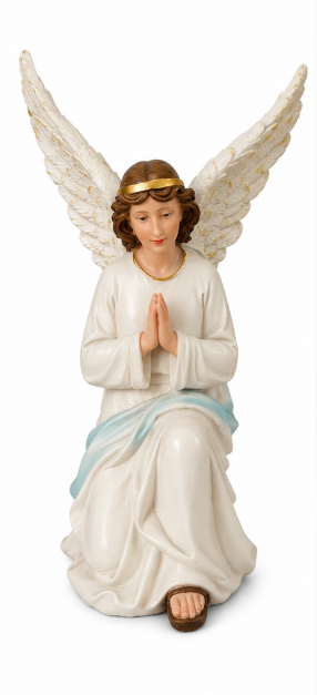 Praying Guardian Angel Statue