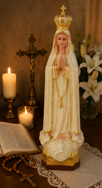 Our Lady of Fatima Crowned Statue