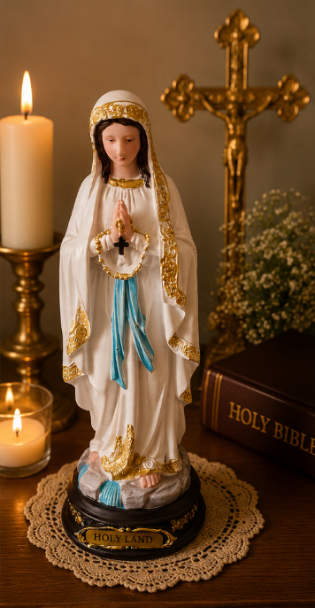 Blessed Virgin Mary Our Lady of Lourdes Statue